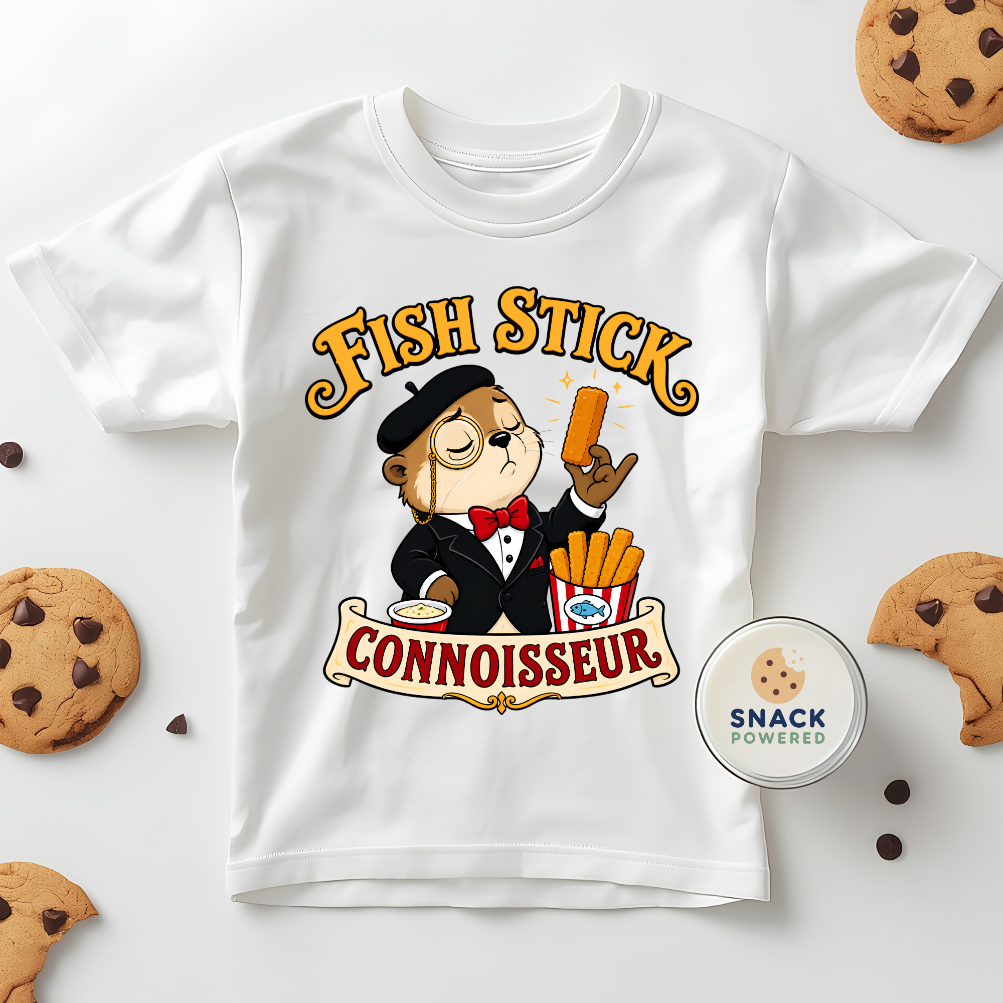 Fish Stick Connoisseur - Toddler Short Sleeve Tee