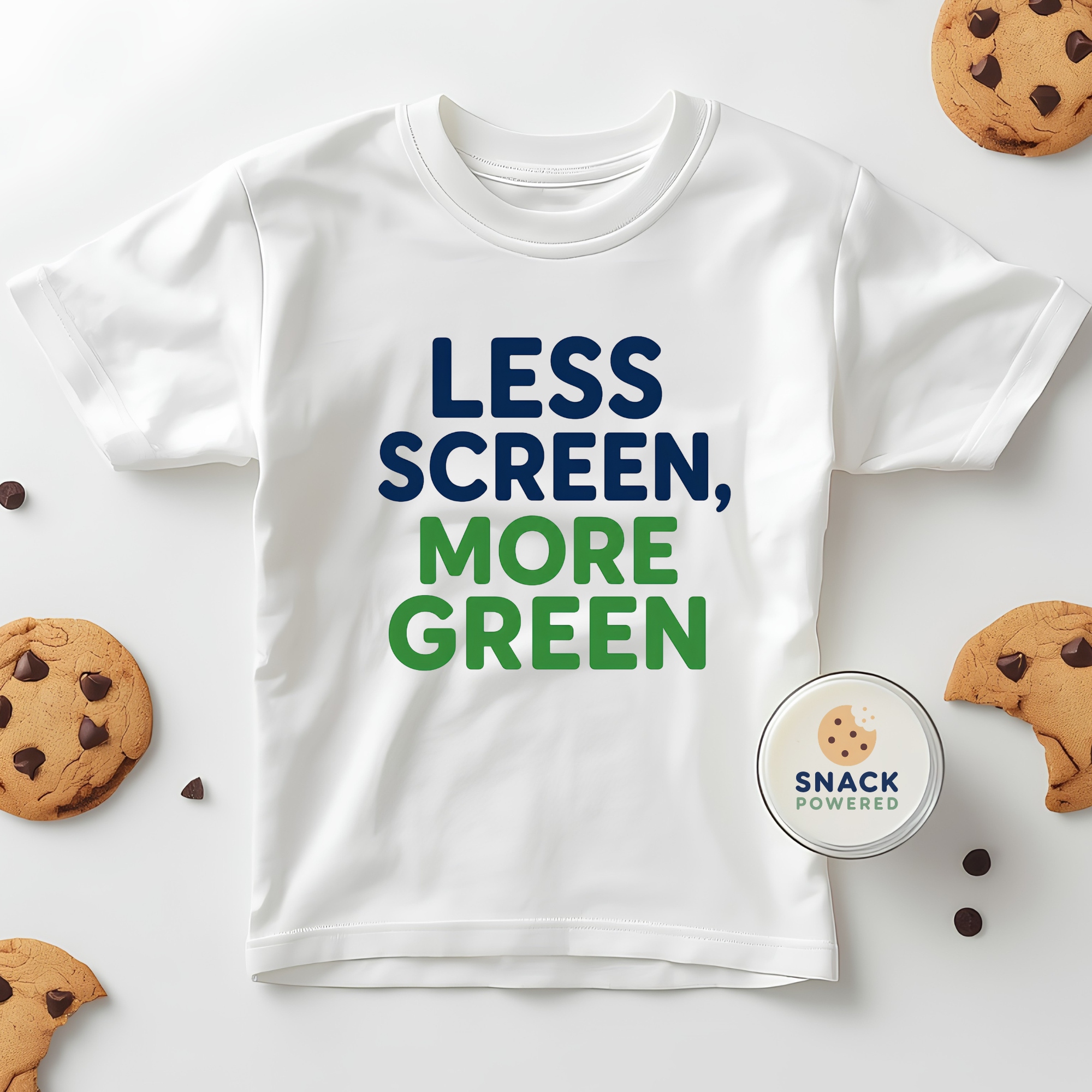 Less Screen, More Green - Toddler Short Sleeve Tee