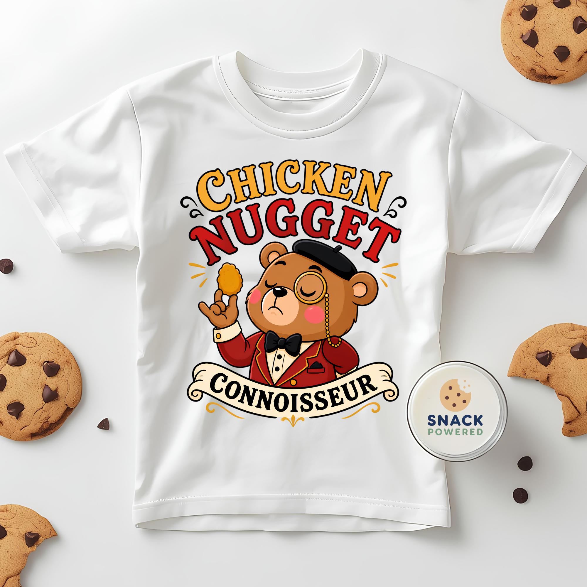 Chicken Nugget Connoisseur - Toddler Short Sleeve Tee