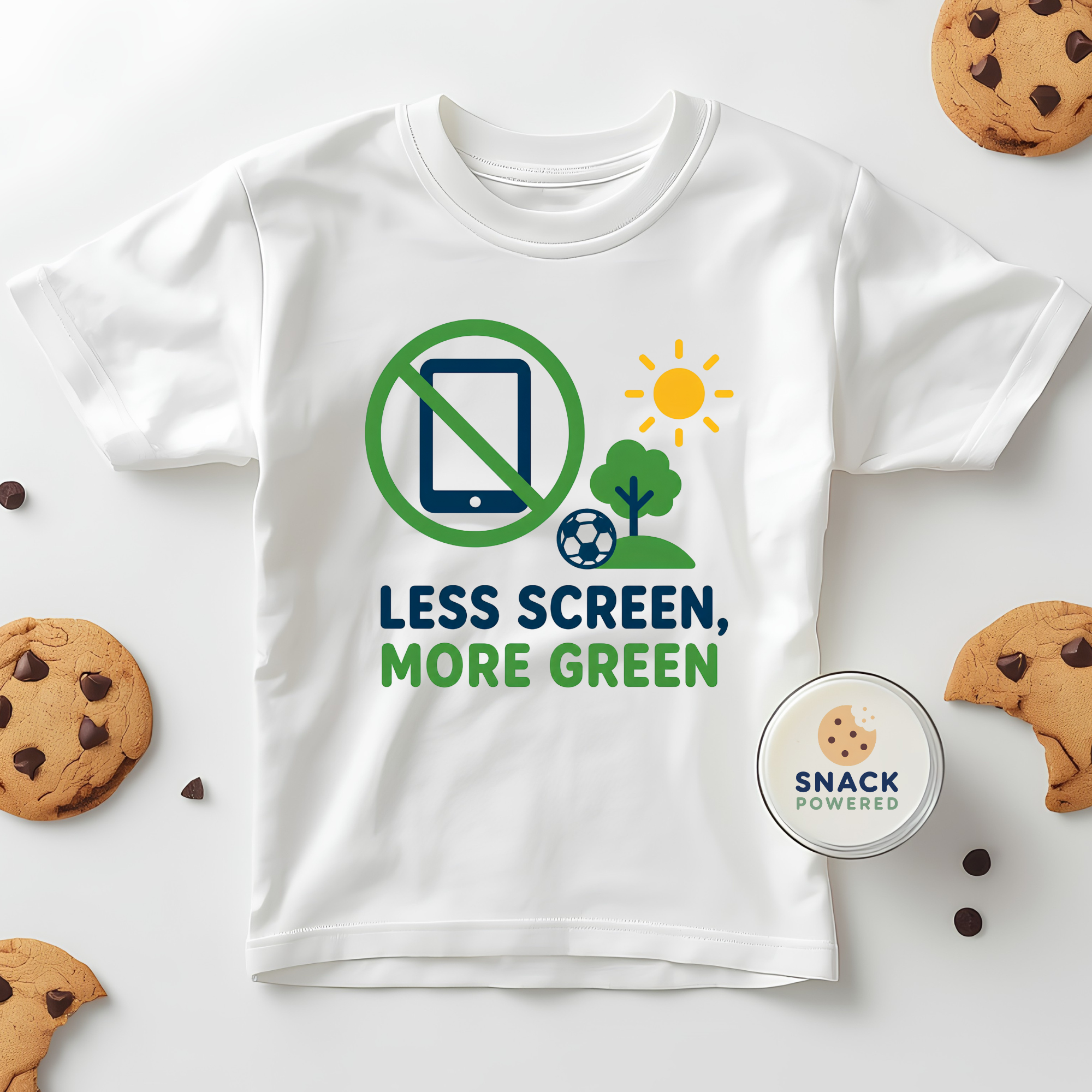 Less Screen, More Green - Toddler Short Sleeve Tee